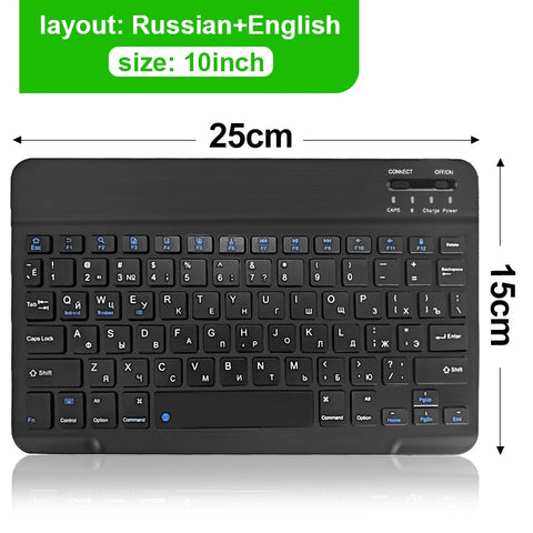 Image of Mini Wireless Keyboard Bluetooth Keyboard For ipad Phone Tablet Rubber keycaps Rechargeable keyboard For Android ios Windows - ALL GIFTS FACTORY