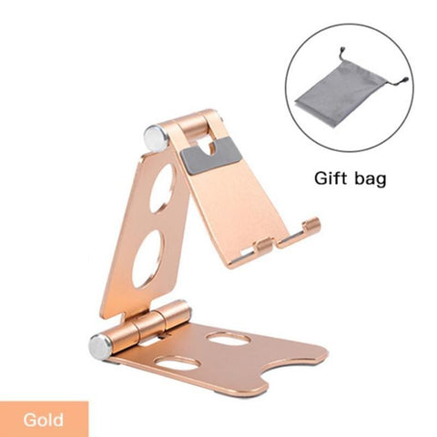 Image of Adjustable Metal Desktop Stand Tablet Holder Foldable Extend  for Smart Phones and tablets