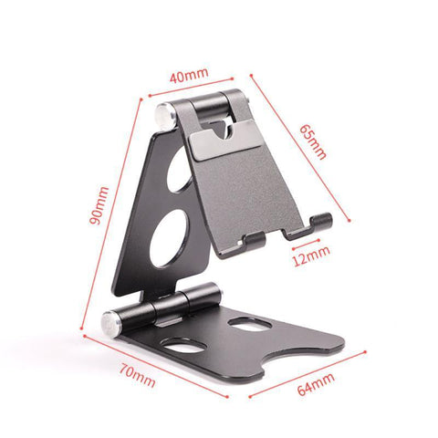 Image of Adjustable Metal Desktop Stand Tablet Holder Foldable Extend  for Smart Phones and tablets