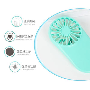 New Pattern Pocket Fans Usb Charge Mini- Hold Fans