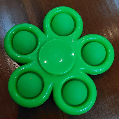 Image of New Plus Fidget spinner 5 sides Custom Popit Finger Fidget Spinner Toys Pop It Flip Spinning Fidget Toys