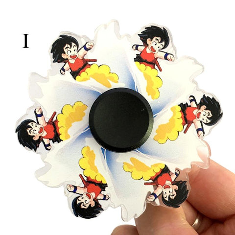 Image of New Whirling Running Animation Fidget Spinner Cartoon Anime