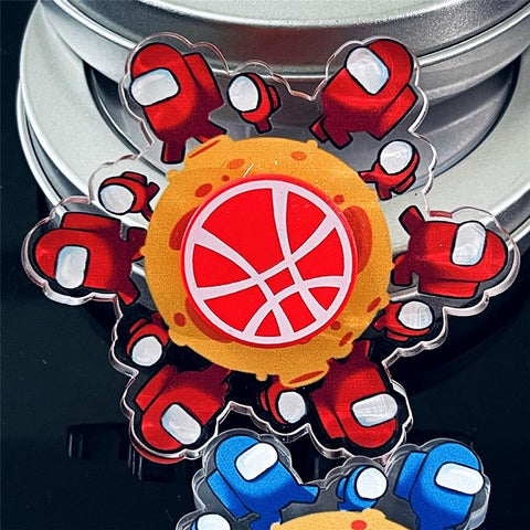 Image of New Whirling Running Animation Fidget Spinner Cartoon Anime