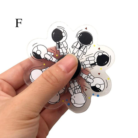 Image of New Whirling Running Animation Fidget Spinner Cartoon Anime