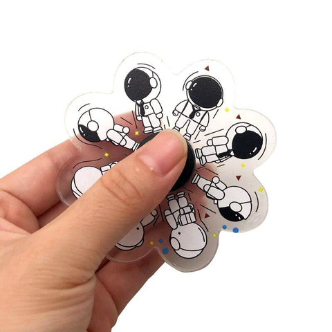 Image of New Whirling Running Animation Fidget Spinner Cartoon Anime