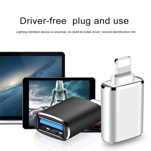 Image of OTG Adapter for iPhone Xs 11 12 Pro Max Converters Charging Data for iPad IOS 13 To USB 3.0 Suport U Disk Smartphone Accessories - ALL GIFTS FACTORY