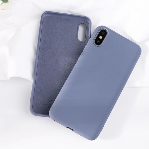 Image of Original design Silicone Phone Case  Cover For iPhone 6 7 8 x 11 12 - ALL GIFTS FACTORY