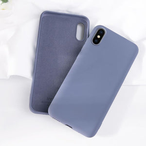 Original design Silicone Phone Case  Cover For iPhone 6 7 8 x 11 12 - ALL GIFTS FACTORY