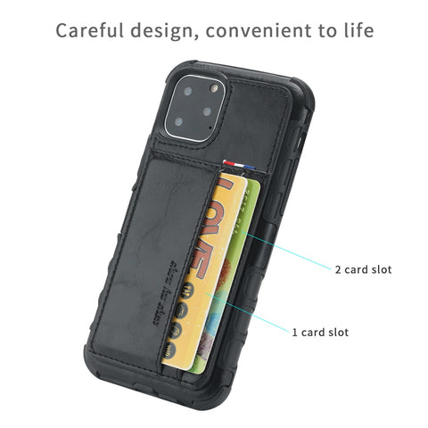 Image of PU Leather Phone Case Cover for iPhone - ALL GIFTS FACTORY