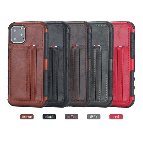 Image of PU Leather Phone Case Cover for iPhone - ALL GIFTS FACTORY