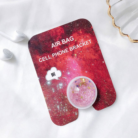 Image of water glitter Popsockets Colorful Glitter Sparkling Pop up Phone grip Holder stand