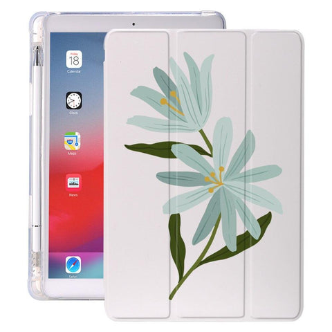 Image of Plant Leaves With Pencil Holder For iPad AIR 3 10.5 Pro 11 2020 Air 4 10.9 2018 9.7 6th 7th 8th Generation Case 10.2 2019 Mini 5 - All Fancy Phone Cases