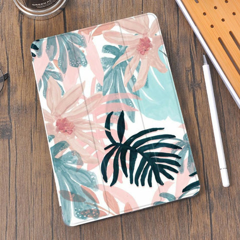 Image of Plant Leaves With Pencil Holder For iPad AIR 3 10.5 Pro 11 2020 Air 4 10.9 2018 9.7 6th 7th 8th Generation Case 10.2 2019 Mini 5 - All Fancy Phone Cases