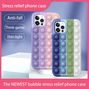 Pop Push Fidget Bubble Case For iPhone models