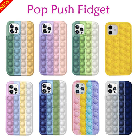 Image of Pop Push Fidget Bubble Case For iPhone models