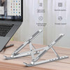 Portable Laptop Stand Aluminium Foldable Notebook Support Notebook For Macbook Air Holder Adjustable Bracket Laptop Accessories - ALL GIFTS FACTORY