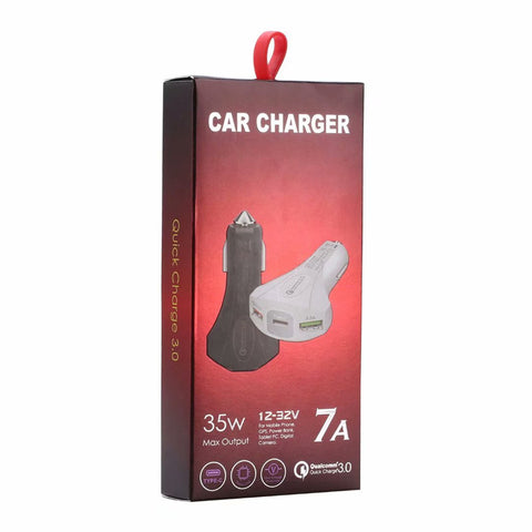 Image of QC 3.0 3 Port USB Fast Charging Car Charger - ALL GIFTS FACTORY