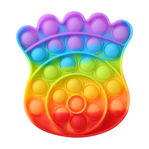 Image of Rainbow Push Bubble Pops Fidget Sensory Toy for Autisim Special Needs Anti-stress Game Stress Relief Squishy Pop Fidget Toys - ALL GIFTS FACTORY