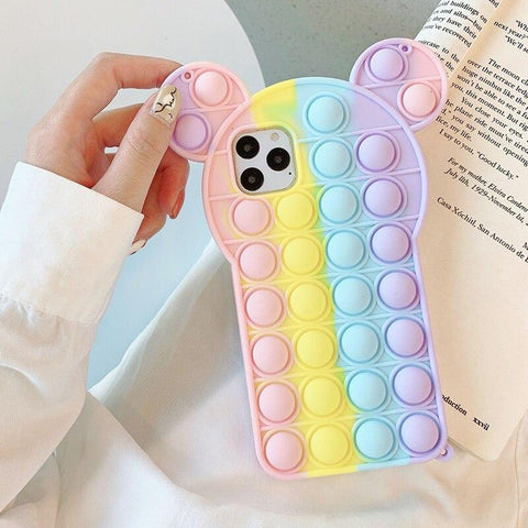 Image of Pop Fidget Toys Push It Bubble Phone Case For iphone - ALL GIFTS FACTORY