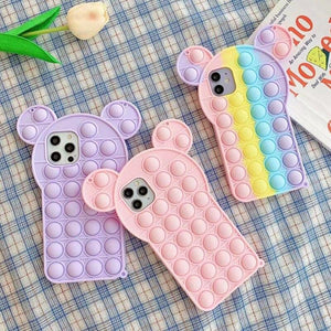 Pop Fidget Toys Push It Bubble Phone Case For iphone - ALL GIFTS FACTORY