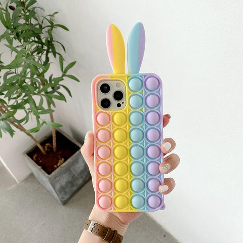 Image of Pop Fidget Toys Push It Bubble Phone Case For iphone - ALL GIFTS FACTORY