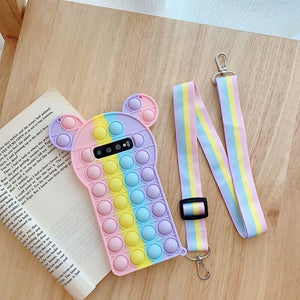 Go Pop Push It phone case With Strap for Samsung  models