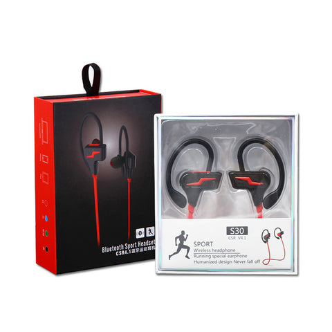 Image of S30 Wireless Bluetooth Sport Earphone with Mic - ALL GIFTS FACTORY