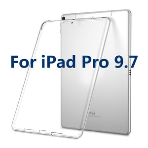 Silicon Case For iPad Pro 11 12.9 2018 9.7 Clear Transparent Case Soft TPU Bumper Cover Tablet Case For iPad 2 3 4 5 6 Air Mini - All Fancy Phone Cases