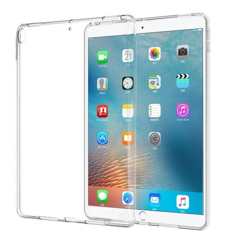 Image of Silicon Case For iPad Pro 11 12.9 2018 9.7 Clear Transparent Case Soft TPU Bumper Cover Tablet Case For iPad 2 3 4 5 6 Air Mini - All Fancy Phone Cases