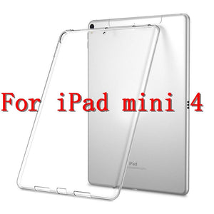 Silicon Case For iPad Pro 11 12.9 2018 9.7 Clear Transparent Case Soft TPU Bumper Cover Tablet Case For iPad 2 3 4 5 6 Air Mini - All Fancy Phone Cases