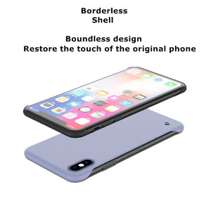 Slim Hard PC Frameless Phone Case for iPhone - ALL GIFTS FACTORY