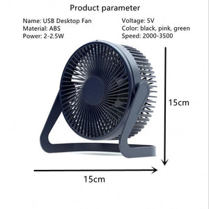 Small USB Fan desktop 5 inch plug-in Mini fan