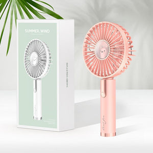 Summer Portable Mini 3 Speed Adjustable USB Rechargeable Desk Handheld Fan