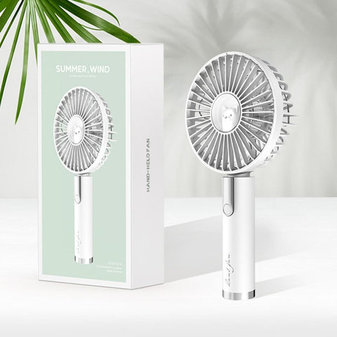 Image of Summer Portable Mini 3 Speed Adjustable USB Rechargeable Desk Handheld Fan