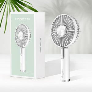 Summer Portable Mini 3 Speed Adjustable USB Rechargeable Desk Handheld Fan