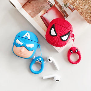 Super Heroes design airpod case for Wireless Earphone Airpods