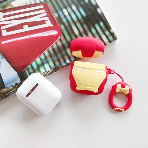 Image of Super Heroes design airpod case for Wireless Earphone Airpods