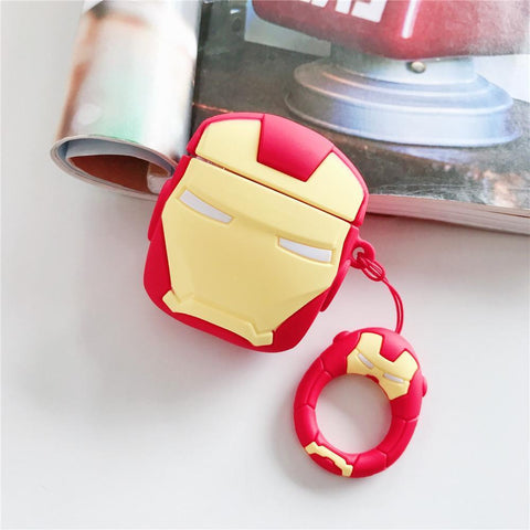 Image of Super Heroes design airpod case for Wireless Earphone Airpods