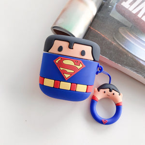 Super Heroes design airpod case for Wireless Earphone Airpods