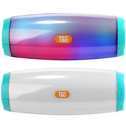 Image of TG165 Portable Speakers Column Wireless Bluetooth Speaker BoomBox Outdoor Bass HIFI TF FM Radio AUX USB Sound Box With LED Light