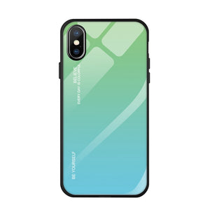 Tempered Glass Phone Case For iPhone - ALL GIFTS FACTORY