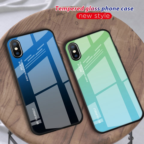 Image of Tempered Glass Phone Case For iPhone - ALL GIFTS FACTORY