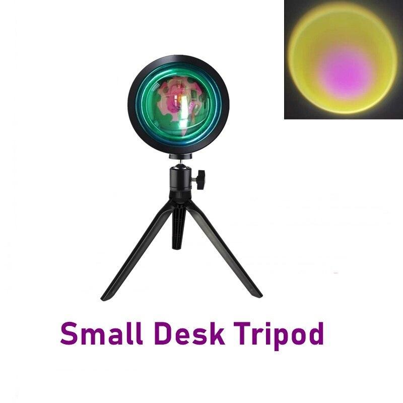 LED Sunset Selfie Ring Fill Light Phone Camera Photography Night Light With Tripod For Video Live Youtube Bedroom - ALL GIFTS FACTORY