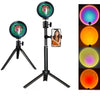 LED Sunset Selfie Ring Fill Light Phone Camera Photography Night Light With Tripod For Video Live Youtube Bedroom
