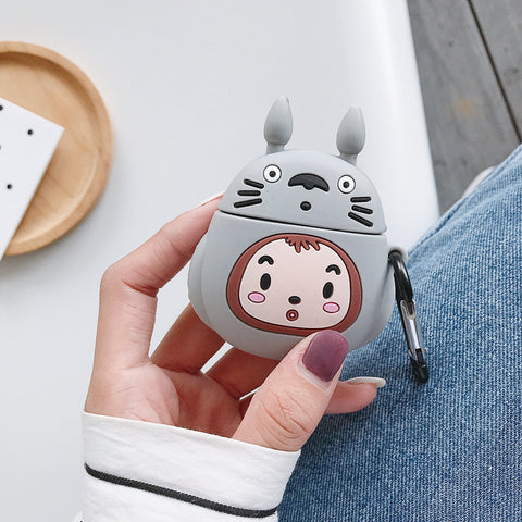 Image of Totoro design Silicone Airpods case - ALL GIFTS FACTORY