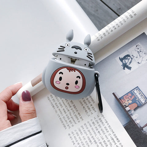 Image of Totoro design Silicone Airpods case - ALL GIFTS FACTORY