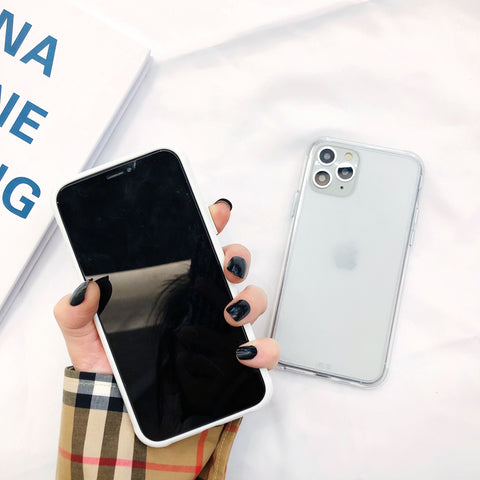 Image of Two-color matte acrylic anti-fall phone back cover - ALL GIFTS FACTORY