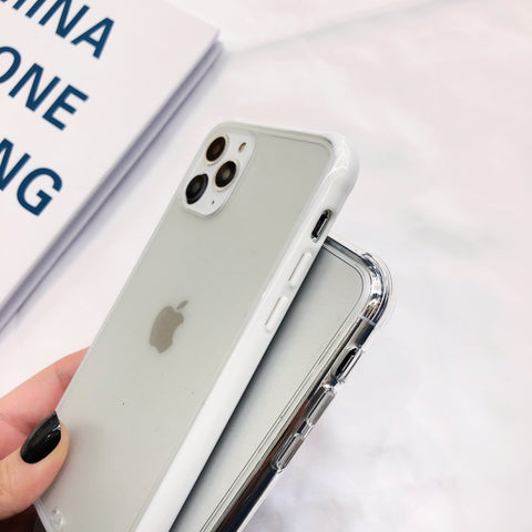 Image of Two-color matte acrylic anti-fall phone back cover - ALL GIFTS FACTORY