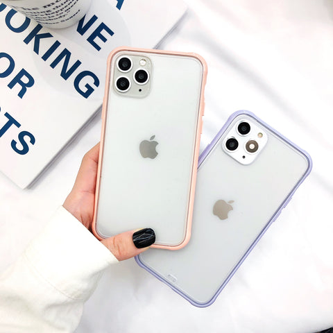 Image of Two-color matte acrylic anti-fall phone back cover - ALL GIFTS FACTORY