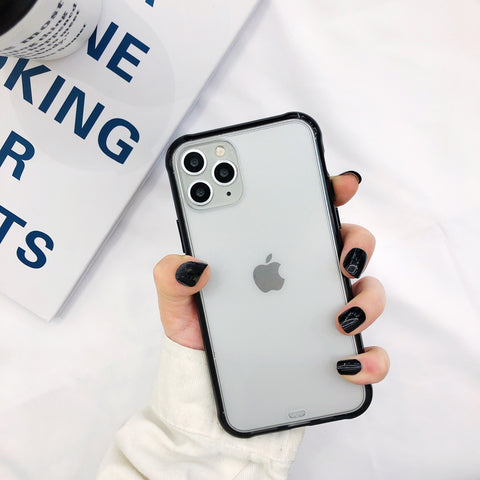 Image of Two-color matte acrylic anti-fall phone back cover - ALL GIFTS FACTORY